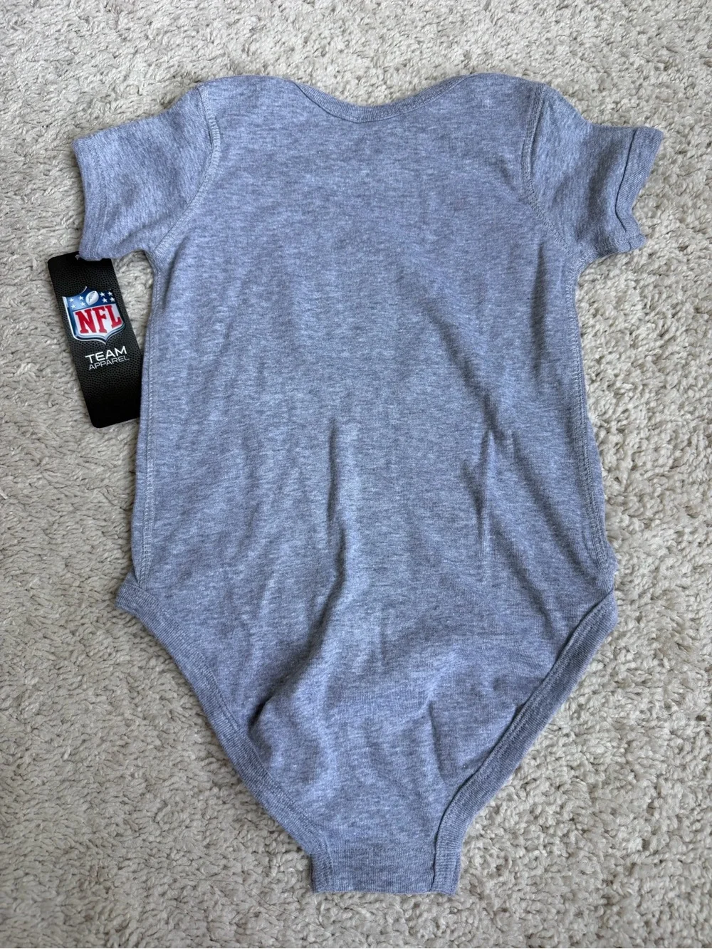 Detroit Lions Gender Neutral Baby Bodysuit - Gray